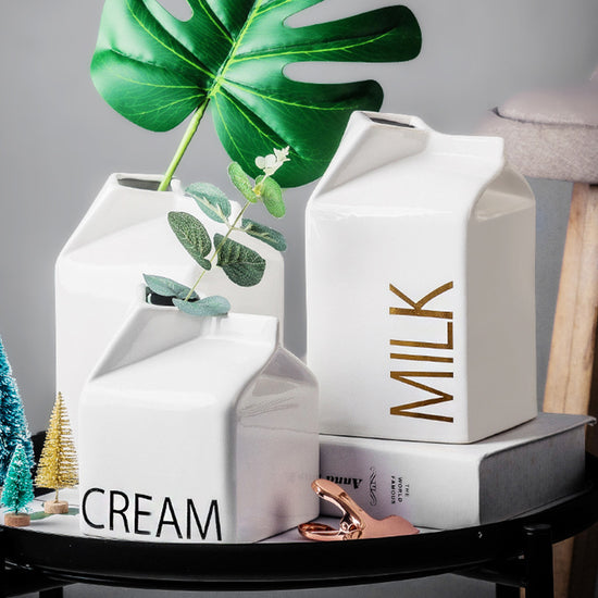 Milk & Cream Ceramic Box